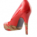 Tami Leliuga-Shriver red shoe